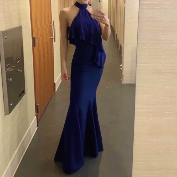 JAY GODFREY • Navy Franklin Gown Dress - Picture 6 of 9